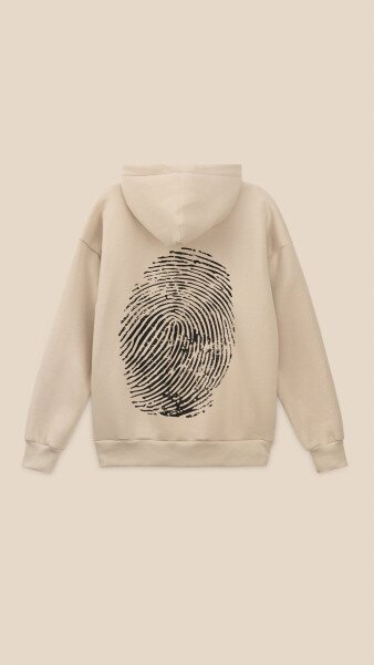 Купить Худи с принтом мужской LAWA P-MB02318 S Серо-бежевый Артикул: 2888000029874 Фото №10