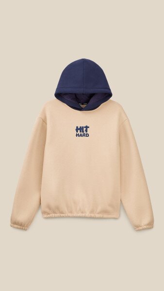 Купить Худи с принтом мужской LAWA P-MT02305 S Серо-бежевый Артикул: 2000999379024 Фото №7