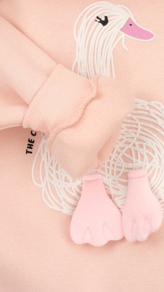 Купить Худи с принтом для девочки First Kids M-202 92 см Розовый Артикул: 2000999199158 Фото №9