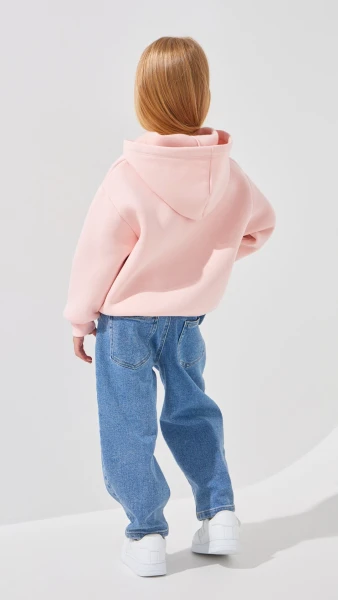 Купить Худи с принтом для девочки First Kids M-202 98 см Розовый Артикул: 2000999199165 Фото №4