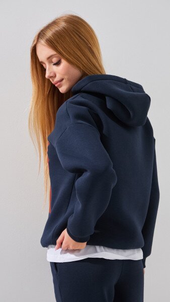 Купить Худи с принтом для девочки LAWA P-GB02338 134 см Графитовый Артикул: 2000999361081 Фото №5