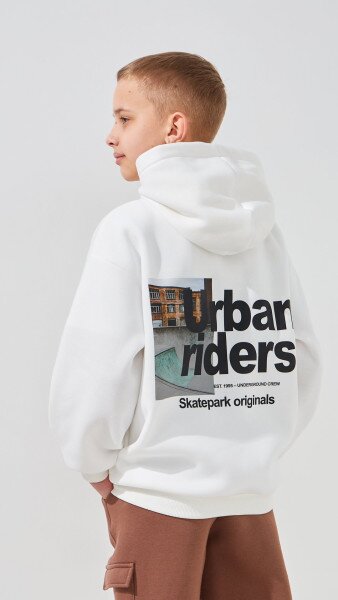 Купити Худі з принтом для хлопчика LAWA P-BB02331 152 см Молочний Артикул: 2000999403156 Фото №5