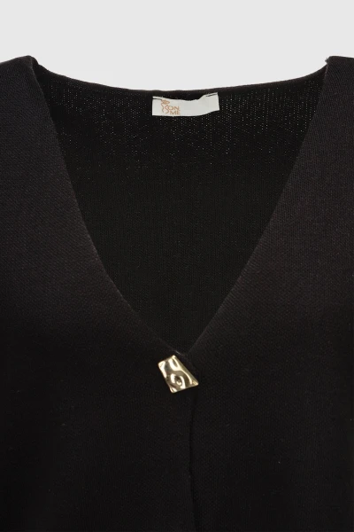 Купить Жилет однотонный трикотажный женский Park karon 10840 One size Черный (2000990651198D) Артикул: 2000990651198 Фото №8
