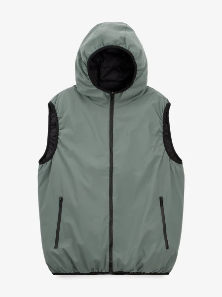 Купить Жилет однотонный мужской GENUA G01201-0006 2XL Черно-зеленый Артикул: 2000999396618 Фото №8