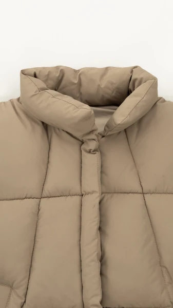 Купити Жилет однотонний для дівчинки XZKAMI 8816 140 см Бежевий Артикул: 2000999425073 Фото №7