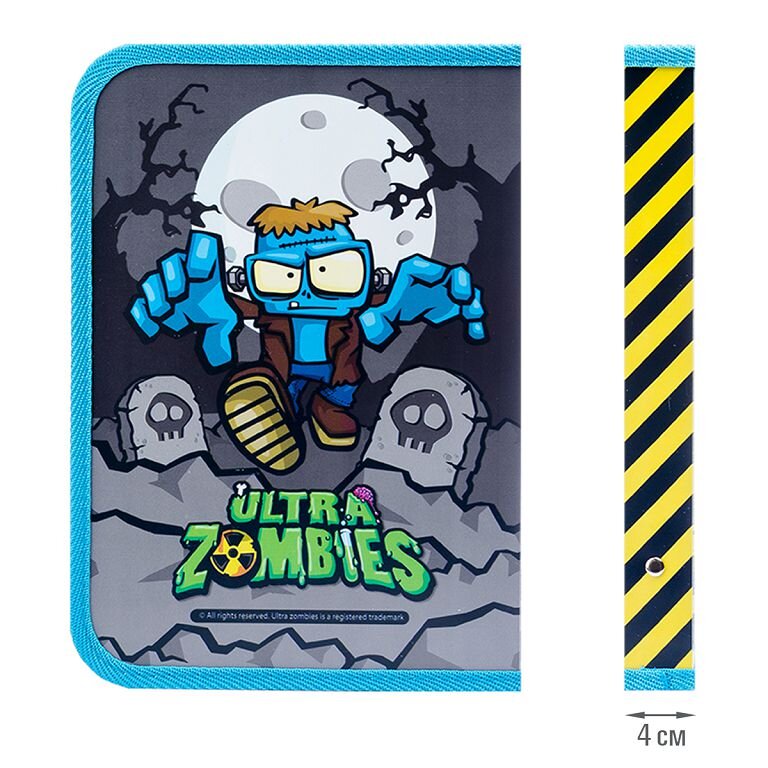 Папка д/зошитів пласт. на блиск. B5 &quot;Yes&quot; /491795/ &quot;Zombie&quot; (5056137183760)(SC)  Фото №1