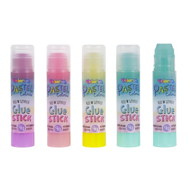 Клей-карандаш PASTEL Colorino 84941PTR 5 шт Разноцветный (5907620184941)(SC)