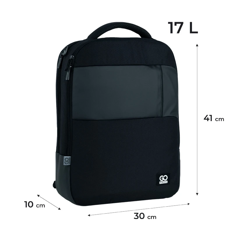 Рюкзак чоловічий  GoPack GO25-153L Чорний