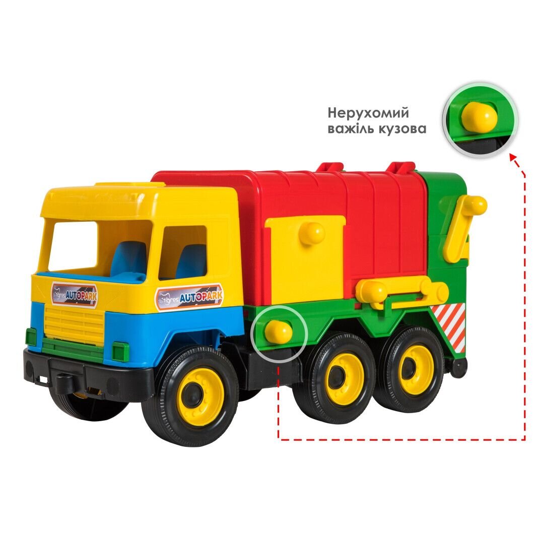 Сміттєвоз &quot;Middle truck&quot; Tigres 39224 Жовтий (2000989819233)