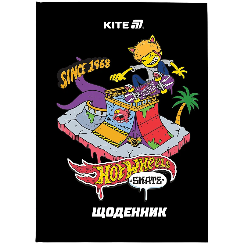 Щоденник шкільний &quot;Hot Wheels-2&quot; Kite HW25-262-2  Фото №0