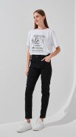 Купить Джинсы Mom Fit женские 3015 25 Черный Артикул: 2000999186561 Миниатюра фотографии № 1