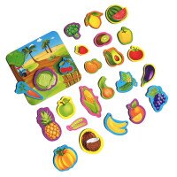 Купити Набір магнітів з дошкою "Vegetables and fruits" Vladi Toys RK2090-06 Артикул: 5903858960388 Фото мініатюра № 2