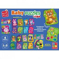 Пазлы макси &quot;Лесные звери&quot; Vladi Toys VT1722-22 Разноцветный (482023476764570)  Фото №1