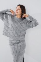 Костюм жіночий Femme 10104 One Size Сірий (2000990184634D)  Фото №0