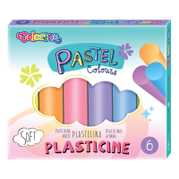 Пластилін 6 кольорів PASTEL COLORINO Malevaro 84972PTR (5907620184972)(SC)
