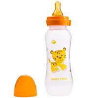 Купить Бутылочка для кормления с латексной соской Baby Team 1310 250 мл Оранжевый Артикул: 2000989829904 Миниатюра фотографии № 2