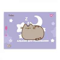 Альбом для малювання Pusheen YES 130590 28 аркушів Бузковий