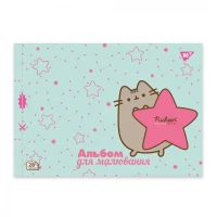 Альбом для малювання Pusheen YES 130590 28 аркушів М&#039;ятний