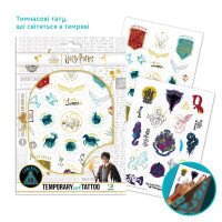 Купити Набір дитячих тимчасових татуювань «Harry Potter. Символи» Dodo 200505 Різнокольоровий Артикул: 4823115908544 Фото мініатюра № 3