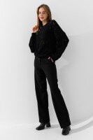 Джемпер однотонний жіночий Femme 2022 One Size Чорний (2000990221414D)  Фото №0