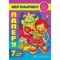 Набор цветной бумаги Mandarin БЦ021 Разноцветный (4823089202914)(SC)  Фото №0