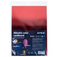 Картон цветной металлизированный А4 Kite K22-420 8 цветов (4063276098245)(SC)  Фото №0
