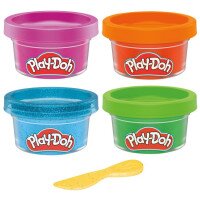 4 баночки з масою для ліплення Play-Doh F7558 Різнокольоровий  Фото №0