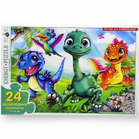Игра-пазл &quot;Динозаврики&quot; 8250 24 элемента