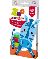 Тісто для ліплення ZOOліпашки Зебра (8 кольорових стіків по 35 г) 140212 (2000904582105)