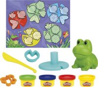 Набор для творчества с пластилином &quot;Лягушка и цвета&quot; Play-Doh F6926  Фото №0