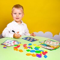 Магнитный набор &quot;Математика с маркером&quot; Vladi Toys VT5411-16 (4820234763177)  Фото №2
