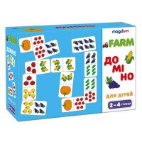 Гра настільна розвиваюча Доміно &quot;Фрукти-овочі&quot; Ludum ME5032-23 (4820215155236)
