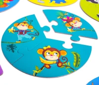 Развивающий набор 3 в 1 VLADI TOYS VT2901-04 Зоомир  Фото №1