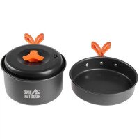 Купити Набір туристичного посуду для їжі Skif Outdoor Fuzz Set S SO-HC200 Різнокольоровий Артикул: 4820242925727 Фото мініатюра № 2
