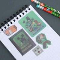 Купити Наліпка "Minecraft Heroes" YES 708530 Різнокольоровий Артикул: 5056574461308 Фото мініатюра № 5