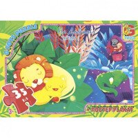 Пазл G-Toys из серии &quot;Интересный Зоопарк&quot;, 35 элементов GD013 (4824687637344)