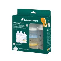 Набор для кормления Bebe Confort 3102209180 EMOTION PHYSIO 270 ML 2шт белые с диспенсером Urban Garden (3220660342228)  Фото №1