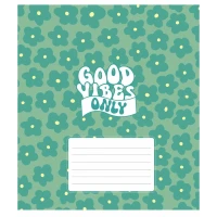 Тетрадь ученическая &quot;Good vibes only&quot; Star 024-3561K 24 л. Разноцветный
