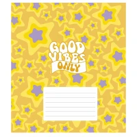 Тетрадь ученическая &quot;Good vibes only&quot; Star 024-3561K 24 л. Разноцветный  Фото №0