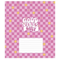 Тетрадь ученическая &quot;Good vibes only&quot; Star 024-3561K 24 л. Разноцветный  Фото №3