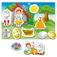 Гра настільна Магнітний театр &quot;Курочка Ряба&quot; Vladi Toys VT3206-31  Фото №0