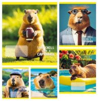 Зошит учнівський ТЕТРАДА 51307 CAPYBARA 24 аркуши