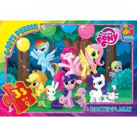 Пазли ТМ &quot;G-Toys&quot; із серії &quot;My little PONY&quot;, 35 елементів MLP007