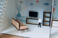 Деревянный кукольный домик &quot;Морская вилла&quot; Smart Temple Разноцветный  Фото №0