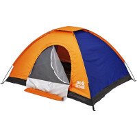 Купить Палатка двухместная туристическая Skif Outdoor Adventure I SOTSL150OB 200 х 150 см Оранжево-голубой Артикул: 4820242923921 Миниатюра фотографии № 2