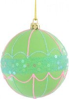 Новогодний шар Yes! Fun 972820 8 см Зеленый (NY)