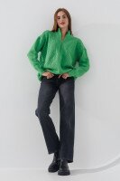 Джемпер однотонний жіночий Femme 1017 S Зелений (2000989871293D)  Фото №0
