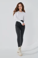 Джинсы Slim Fit женские On me 3103 baza 44 Темно-серый (2000989542124D)  Фото №0