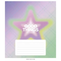 Тетрадь ученическая &quot;Good things&quot; Школярик 018-3526L 18 л. Разноцветный  Фото №1