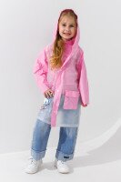 Дождевик для девочки X105 110-116 см Розовый